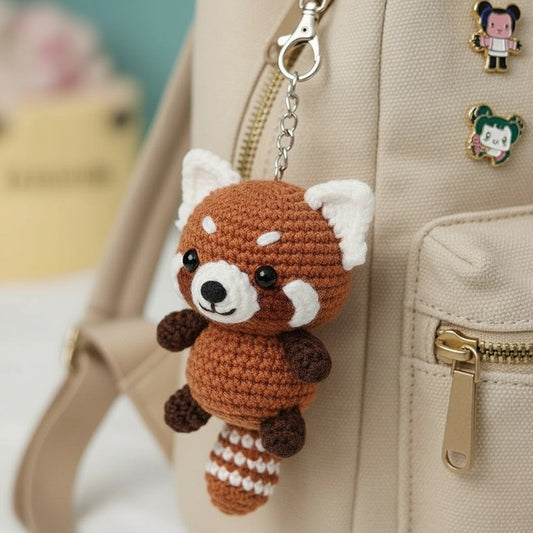 Red Panda Bag Charm
