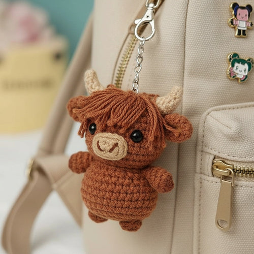 Highland Cow Bag Charm