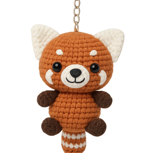 Red Panda Bag Charm